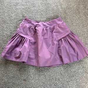 goldhinge Pleated Tennis Skort Womens Small Purple Athletic Golf Skirt Mini prep